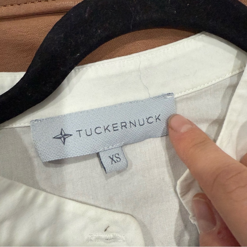 Tuckernuck Dress Royal Shirt Dress Button Down Mini in White - Picture 5 of 5